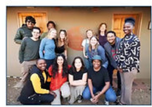 IRES students and faculty in Africa